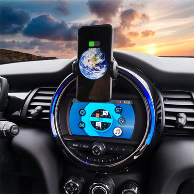 Car Phone Holder Wireless Charger Car Mount Intelligent Infrared for Mini Cooper S JCW One F54 F55 F56 F60