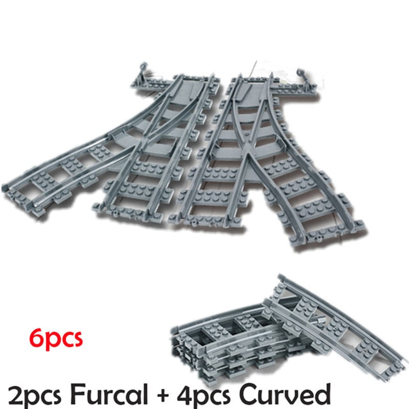 City Train Power Function Compatible All Brands high-tech Creative Building Blocks Bricks Tech Toys