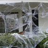 Halloween Decorations Spider Web Super Stretch Cobwebs with Fake Spiders Scary Party Scene Decor Horror House Props