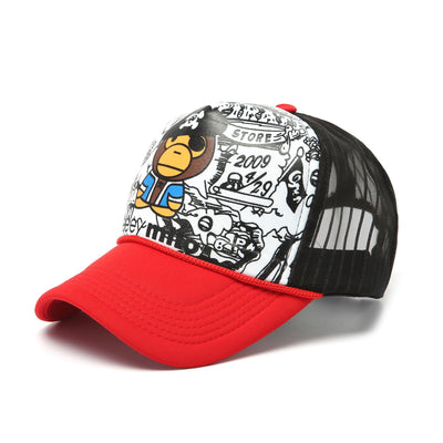 Children Cap Adult Baseball Cap Hat Cartoon Animation design Hat shade Spring Autumn Cap Hip Hop