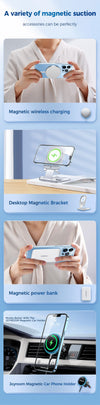 Magnetic Case For iPhone14 13 12 Pro Max Transparent Cover For iPhone 13 Pro Max Case Wireless Charger Magnet Back Cover