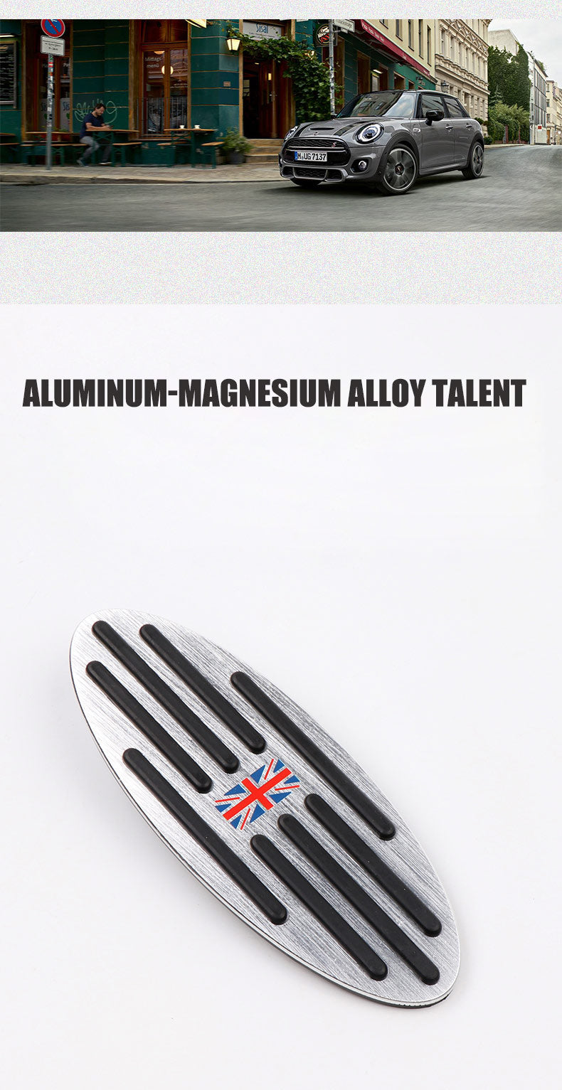 Gear Interior For Mini Cooper F55 F56 F60 R55 R56 R60 Universal Automatic For Carbon Foot Rest Pedal Stickers Auto Accessories