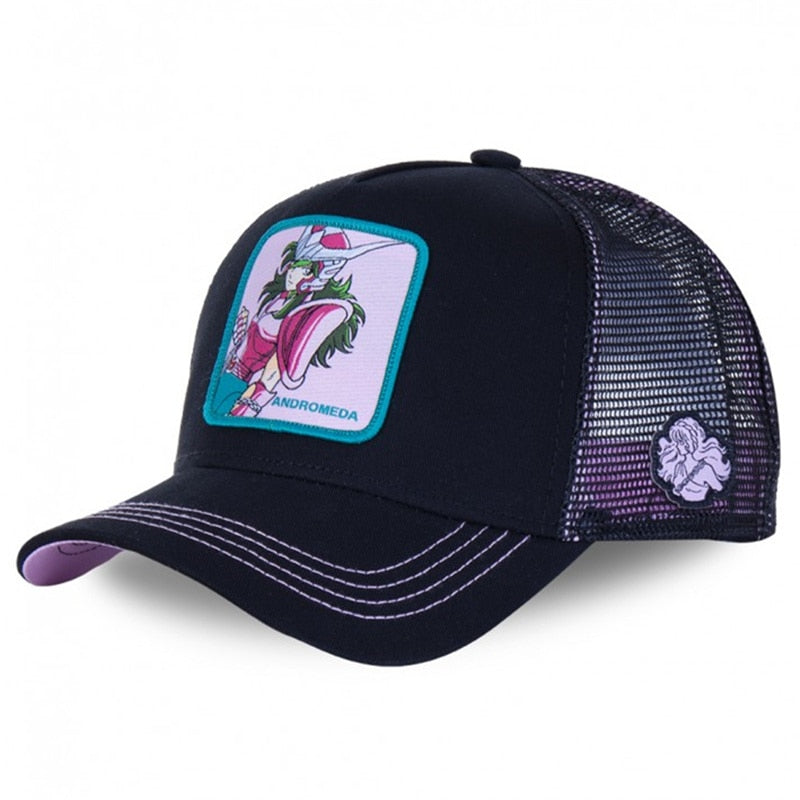 Baseball Cap High Quality Mesh Hat Summer Anime Cartoon Net Cap For Women Men Trucker Hat