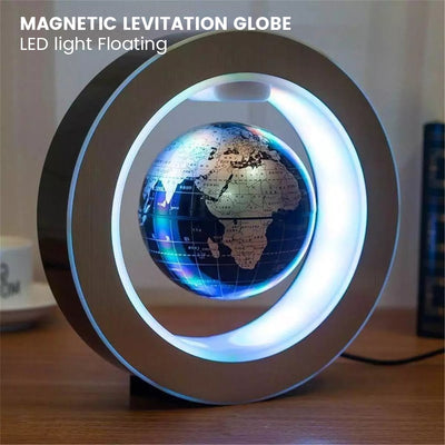 Levitating Lamp Magnetic Levitation Globe LED World Floating Lamp Rotating Globe Lights Bedside Lights Novelty Christmas Gifts