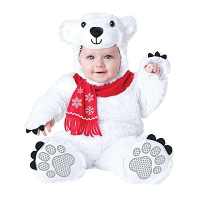 baby rompers newborn clothes animal carnival christmas elf halloween costume for kids