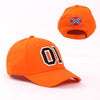 Cosplay Hat Embroidery Unisex Cotton Orange Good OL' Boy Dukes Adjustable Baseball Cap General Lee 01