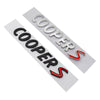 COOPERS logo modified general accessories tail label sticker tail box Trunk Badge Original letter decal for Mini Cooper