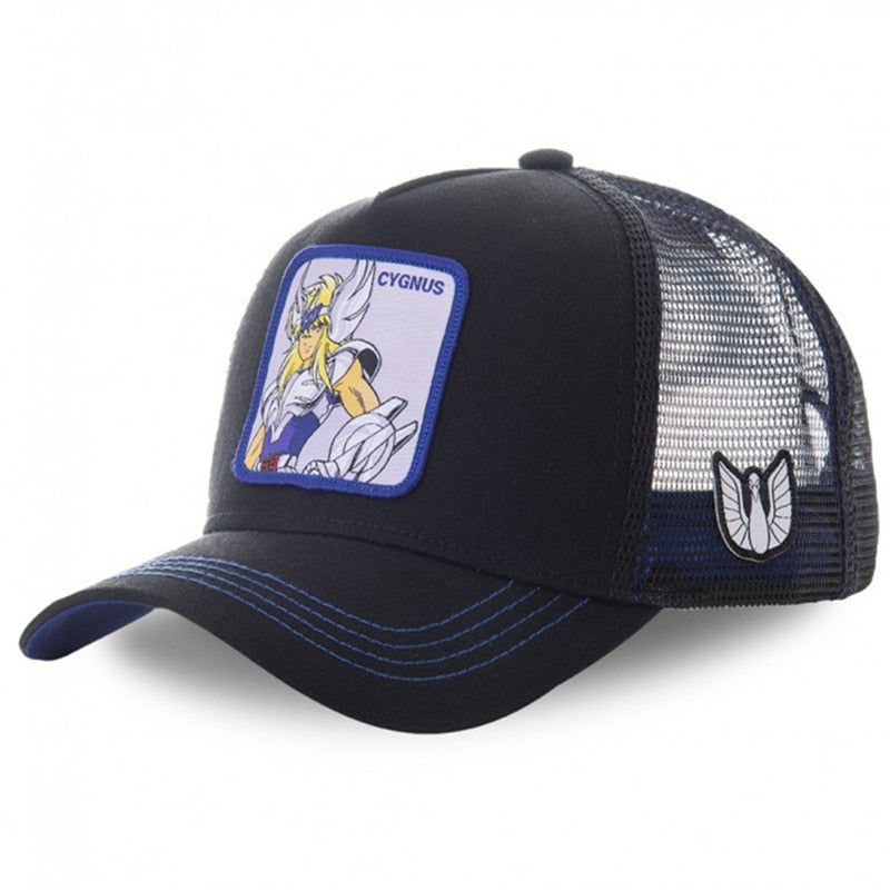 Baseball Cap High Quality Mesh Hat Summer Anime Cartoon Net Cap For Women Men Trucker Hat
