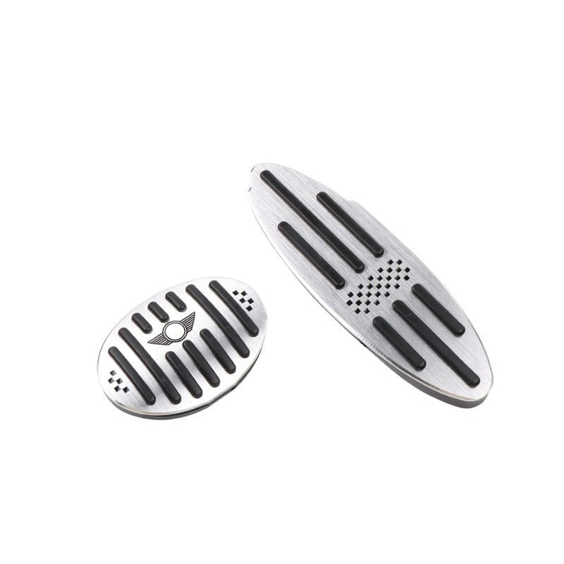 Gear Interior For Mini Cooper F55 F56 F60 R55 R56 R60 Universal Automatic For Carbon Foot Rest Pedal Stickers Auto Accessories