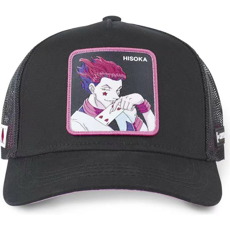 Baseball Cap High Quality Mesh Hat Summer Anime Cartoon Net Cap For Women Men Trucker Hat