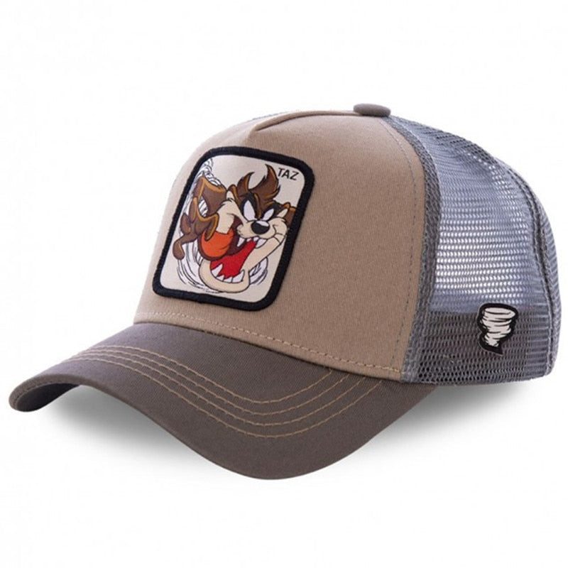 Baseball Cap High Quality Mesh Hat Summer Anime Cartoon Net Cap For Women Men Trucker Hat