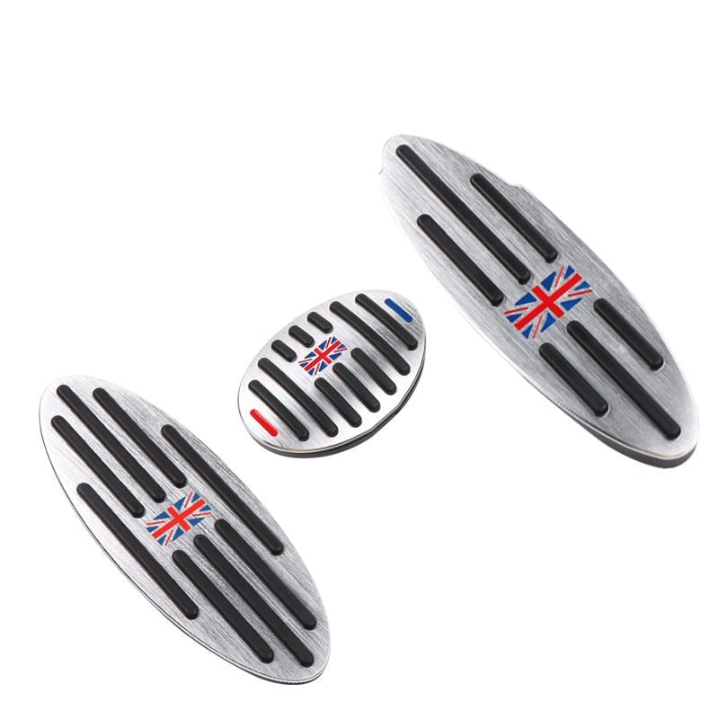 Gear Interior For Mini Cooper F55 F56 F60 R55 R56 R60 Universal Automatic For Carbon Foot Rest Pedal Stickers Auto Accessories