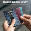 Wallet For Men Slim Aluminum Metal Money Clip with 1Clear window ID Badge Holder RFID Blocking  Holds up 15 Cards with Cash Clip
