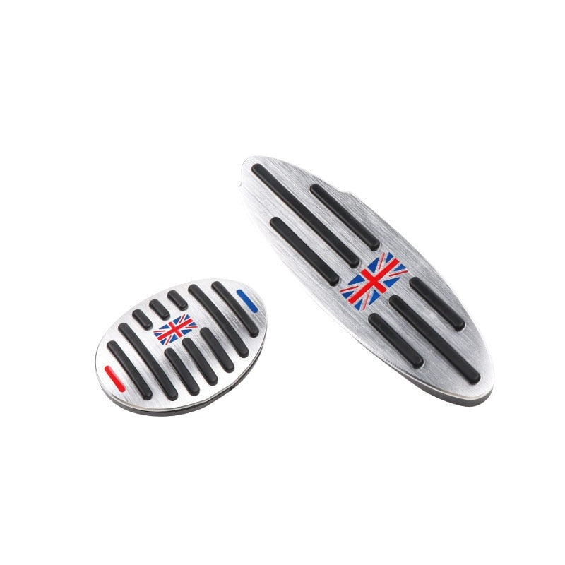 Gear Interior For Mini Cooper F55 F56 F60 R55 R56 R60 Universal Automatic For Carbon Foot Rest Pedal Stickers Auto Accessories
