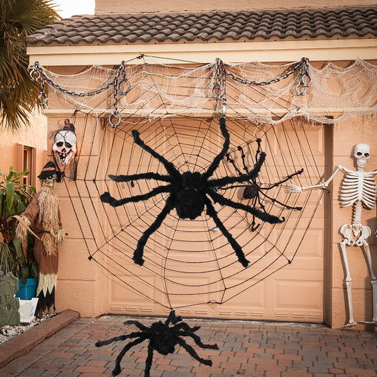 Halloween Spider Web Giant Stretchy Cobweb For Home Bar Haunted House Scary Props Horror Halloween Party Decorations