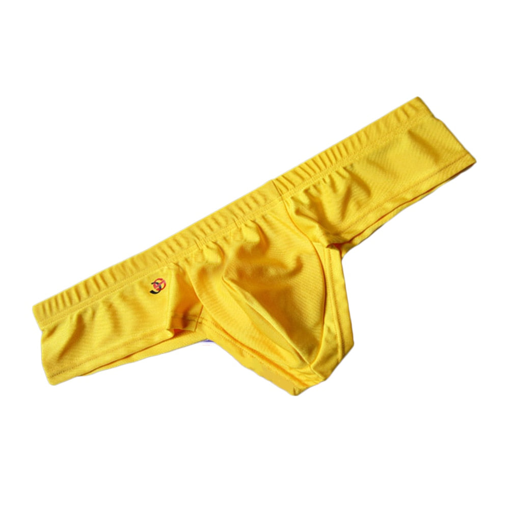 Sexy Underwear Thong G-Strings Men Low Waist Bulge Pouch T-back Underpants Male