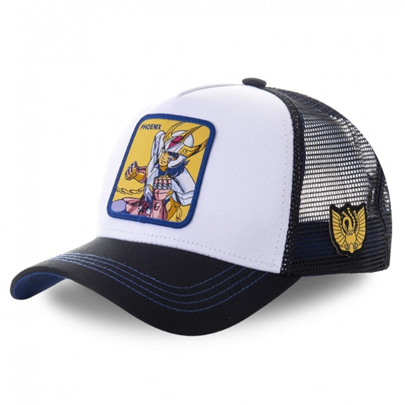 Baseball Cap High Quality Mesh Hat Summer Anime Cartoon Net Cap For Women Men Trucker Hat