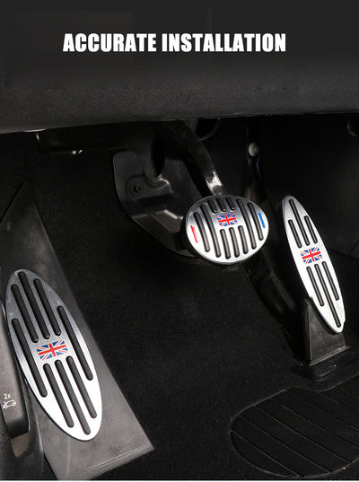 Gear Interior For Mini Cooper F55 F56  F60 R55 R56 R60 Universal Automatic For Carbon Foot Rest Pedal Stickers Auto Accessories