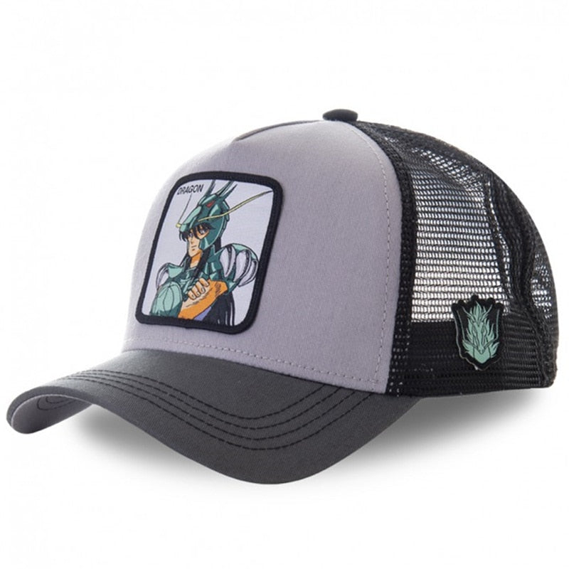 Baseball Cap High Quality Mesh Hat Summer Anime Cartoon Net Cap For Women Men Trucker Hat