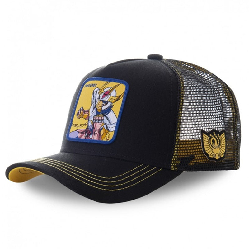 Baseball Cap High Quality Mesh Hat Summer Anime Cartoon Net Cap For Women Men Trucker Hat
