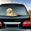 Car Stickers Dog Waving Arm Fun Removable Car Rear Windshield Window Waving Wiper Stickers