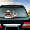 Car Stickers Dog Waving Arm Fun Removable Car Rear Windshield Window Waving Wiper Stickers