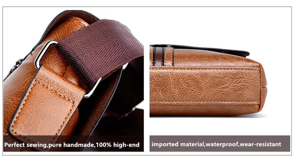 Messenger Bag For Man iPad Famous Men Shoulder Bag Casual Business Tote Bags JEEP BULUO Brand