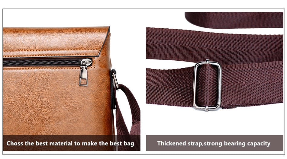 Messenger Bag For Man iPad Famous Men Shoulder Bag Casual Business Tote Bags JEEP BULUO Brand