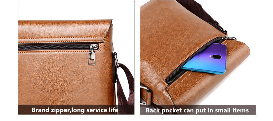 Messenger Bag For Man iPad Famous Men Shoulder Bag Casual Business Tote Bags JEEP BULUO Brand