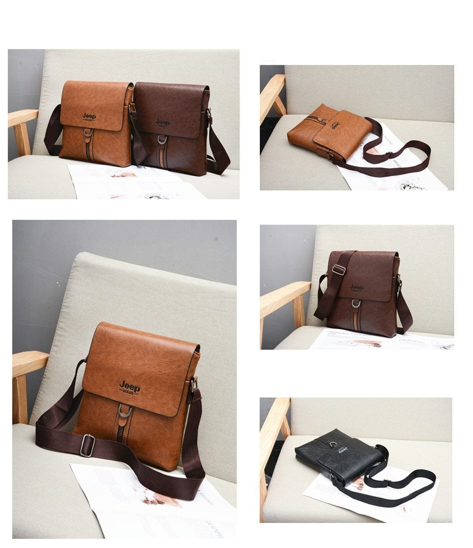 Messenger Bag For Man iPad Famous Men Shoulder Bag Casual Business Tote Bags JEEP BULUO Brand