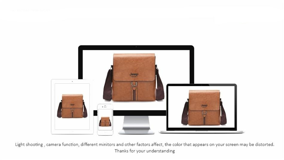 Messenger Bag For Man iPad Famous Men Shoulder Bag Casual Business Tote Bags JEEP BULUO Brand