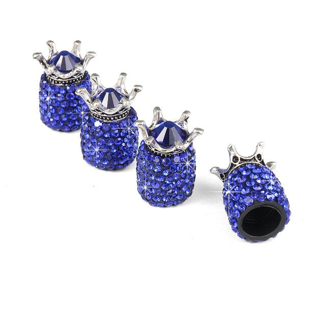 Crystal Wheel Caps Rhinestone Clay ABS Car Tires Valves Tyre Stem Air Valve Caps Airtight Cover Bling