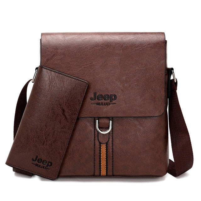 Messenger Bag For Man iPad Famous Men Shoulder Bag Casual Business Tote Bags JEEP BULUO Brand