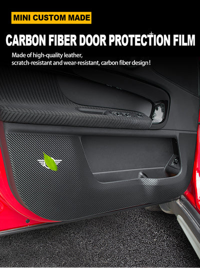 Anti Dirty Carbon Fiber Stickers Protective Film for Mini Cooper Car-styling Accessories Sticker