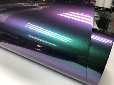 Glossy DIY Car Body Film Chameleon Pearl Glitter Vinyl Sticker Automobiles Car Wrap Vinyl Film