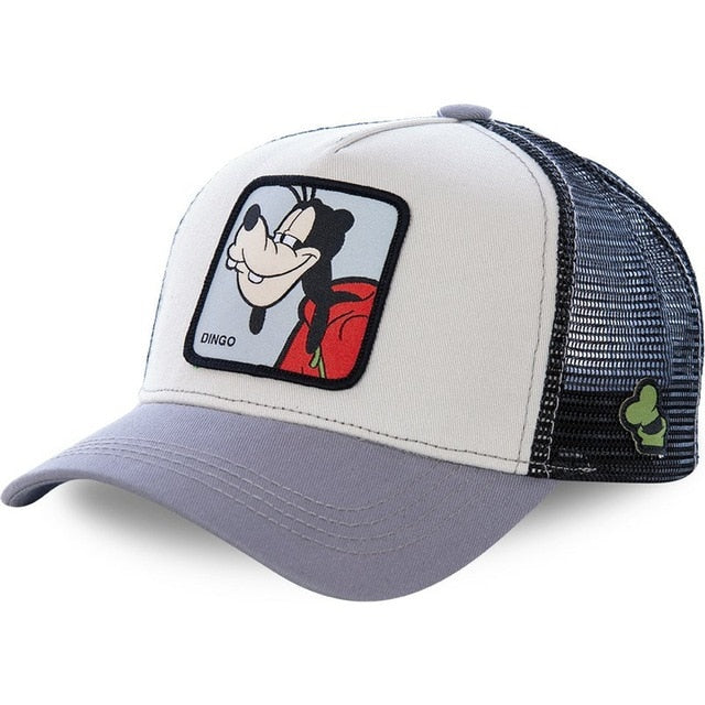 anime cartoon cotton baseball cap men women hip hop dad mesh hat goofy