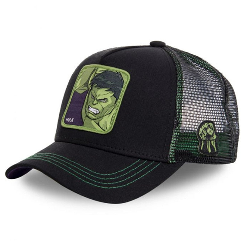 anime cartoon cotton baseball cap men women hip hop dad mesh hat