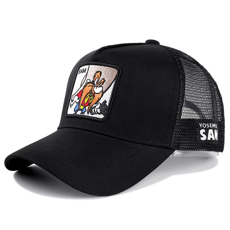 anime cartoon cotton baseball cap men women hip hop dad mesh hat