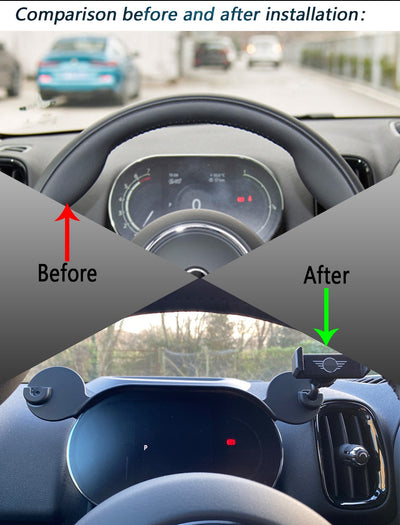 Phone Holder In Car Dashboard Navigation Bracket For Mini Cooper S JCW 2020 2021 Car Styling Interior