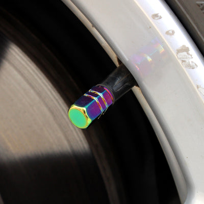 4pcs/set multicolor car moto bike tire wheel valve cap dust cover car tire valve stem caps car styling