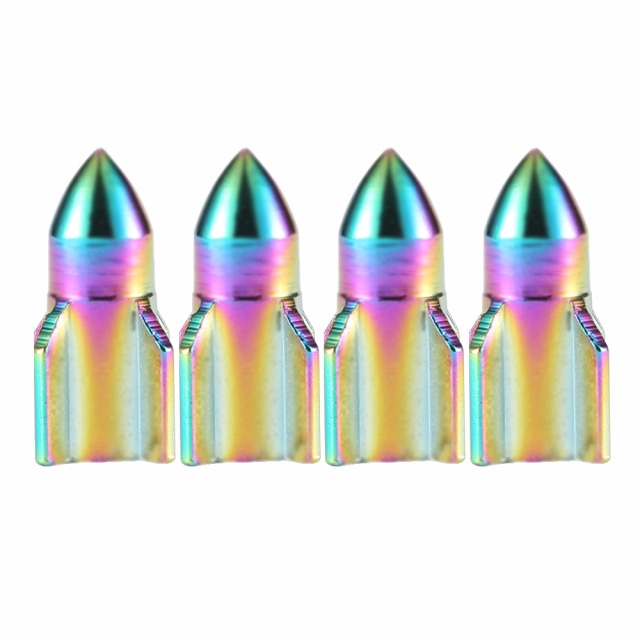 4pcs/set multicolor car moto bike tire wheel valve cap dust cover car tire valve stem caps car styling 7