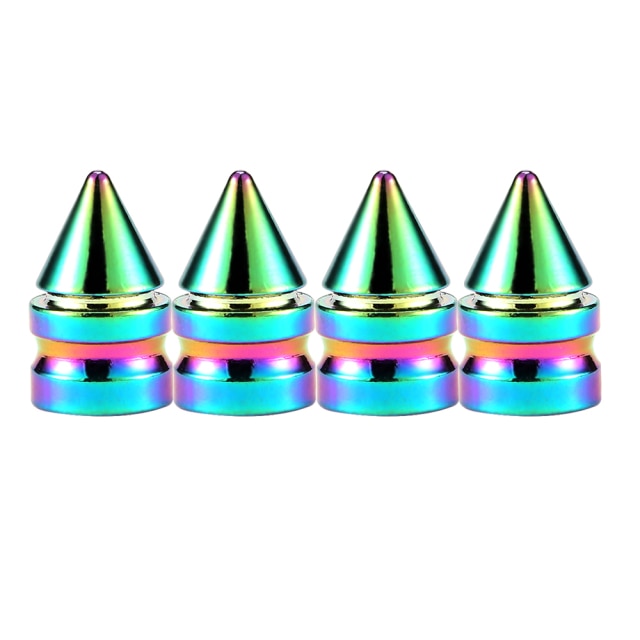 4pcs/set multicolor car moto bike tire wheel valve cap dust cover car tire valve stem caps car styling 9