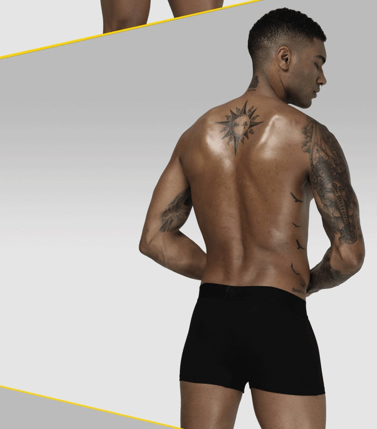 Boxer Sexy Underwear soft long boxershorts Cotton soft Underpants Male Panties 3D Pouch
