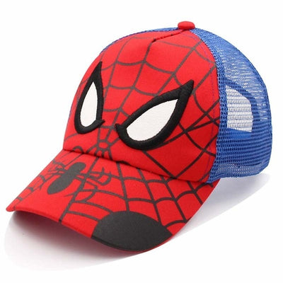 Anime Cartoon Children Baseball Cap Spider Embroidery Snapback Caps Cotton Hip Hop Hat Adjustable Kid Outdoor