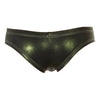 Low Waist Shiny Metallic Patent Leather U Bulge Pouch Briefs Shorts Underwear For Swimming Beach Bathing