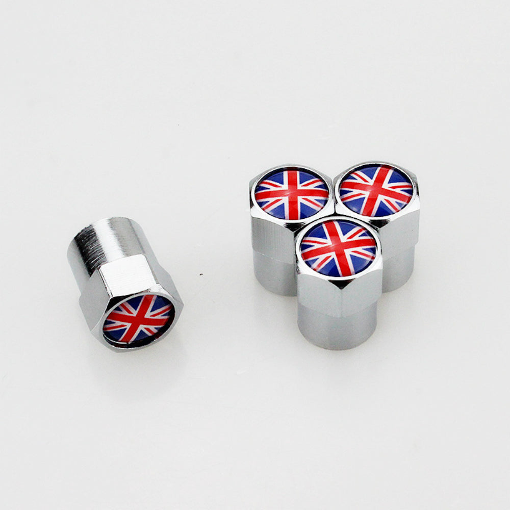 Wheel Tire Valve Caps Covers Logo Car Decoration Accessories for MINI Cooper 4 X Metal