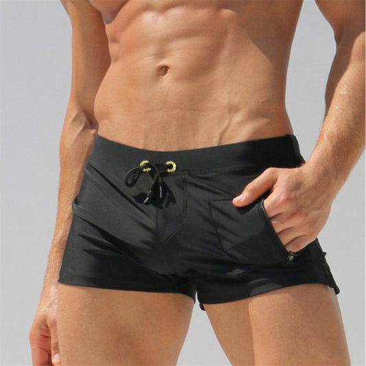 Swimwear Men's Swimsuits Swimming Trunks Sunga Hot Mens Swim Shorts