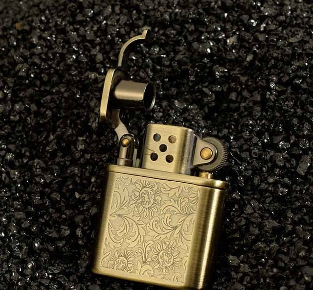 Copper Cigarette Lighter Gasoline Vintage Kerosene For Gas Lighter