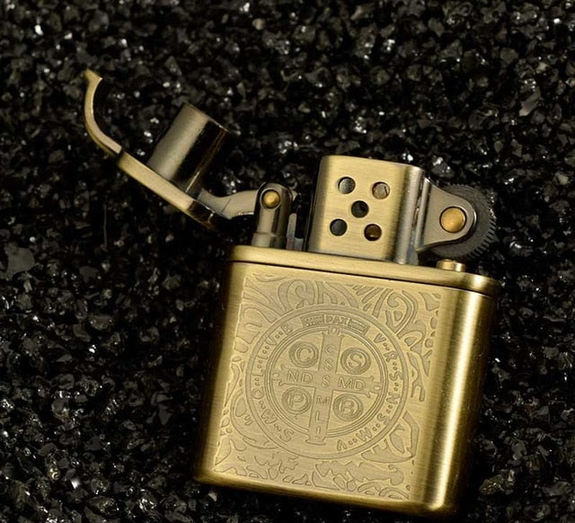 Copper Cigarette Lighter Gasoline Vintage Kerosene For Gas Lighter