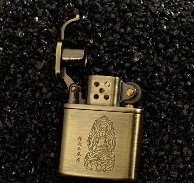 Copper Cigarette Lighter Gasoline Vintage Kerosene For Gas Lighter